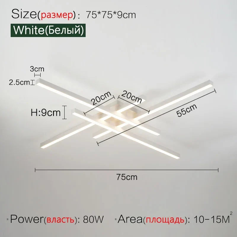 Afralia™ Modern LED Ceiling Lamps for Bedroom and Living Room
