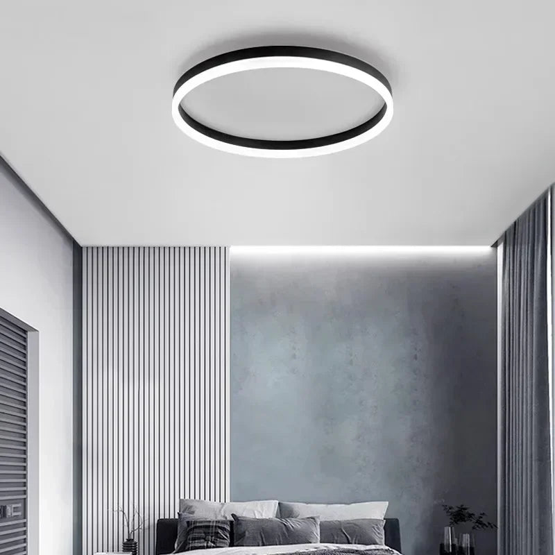 Afralia™ Modern Round Bedroom LED Ceiling Light for Living Room Study, Home Decor Lighting