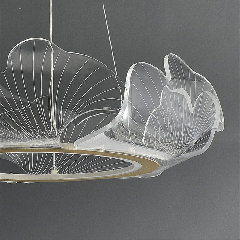 Afralia™ Petal Chandelier: Modern Luxury LED Lotus Leaf Lamp for Villa, Living Room, Bedroom & Restaurant