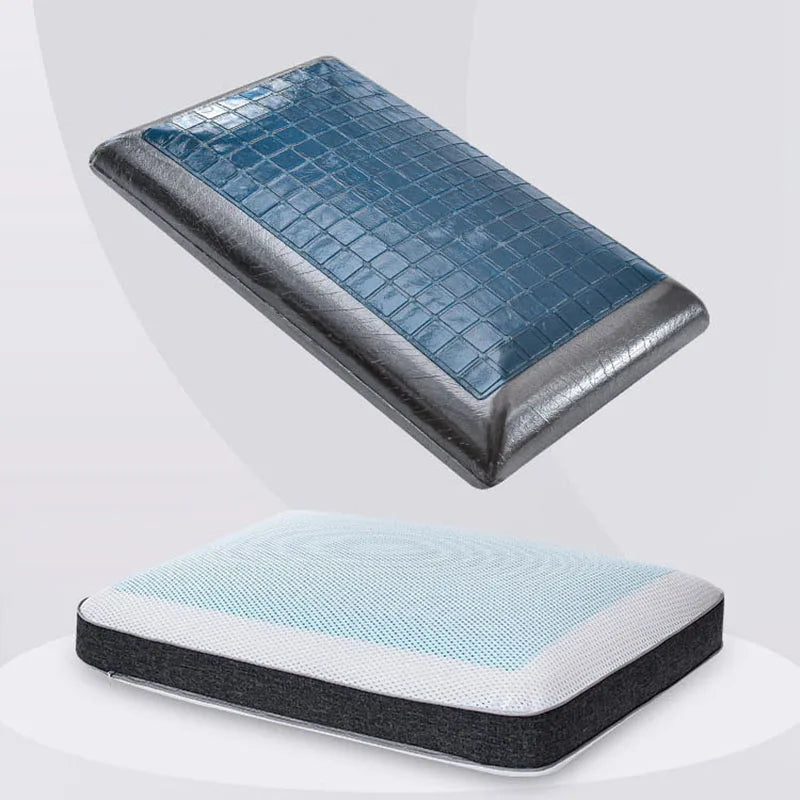 Afralia™ Bamboo Charcoal Memory Foam Cooling Pillow with Pillowcase