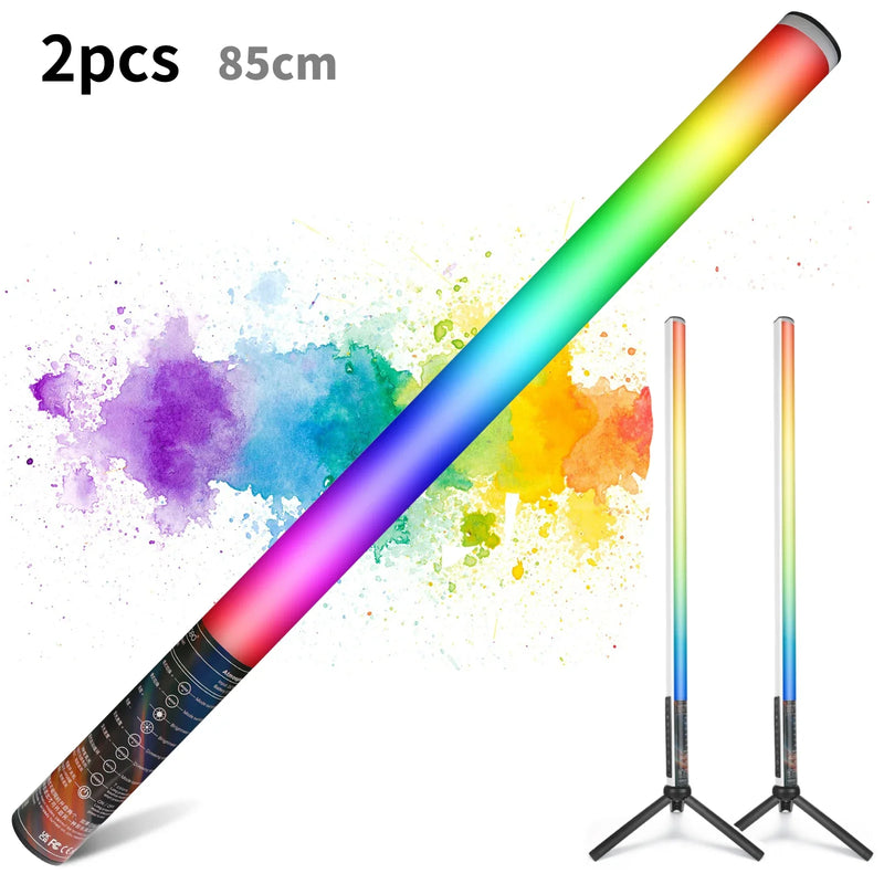 Afralia™ 85cm Color-changing Mood Lighting Sticks with Music Mode for Home Party & Bar