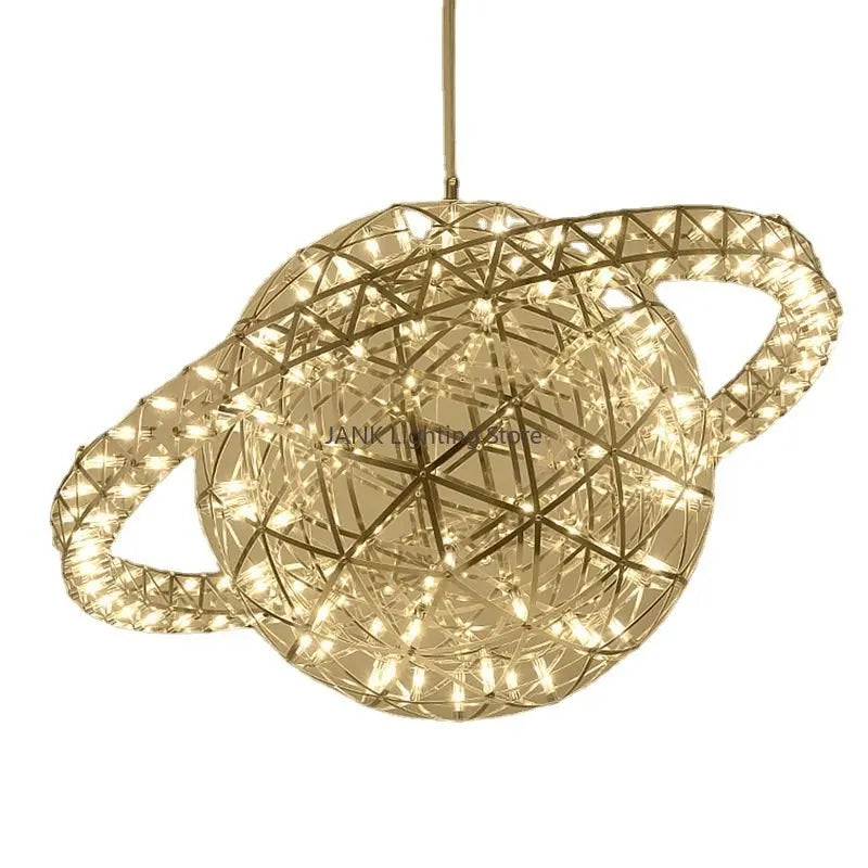 Afralia™ Raimond Satellite LED Chandelier Stainless Steel Ceiling Lamp