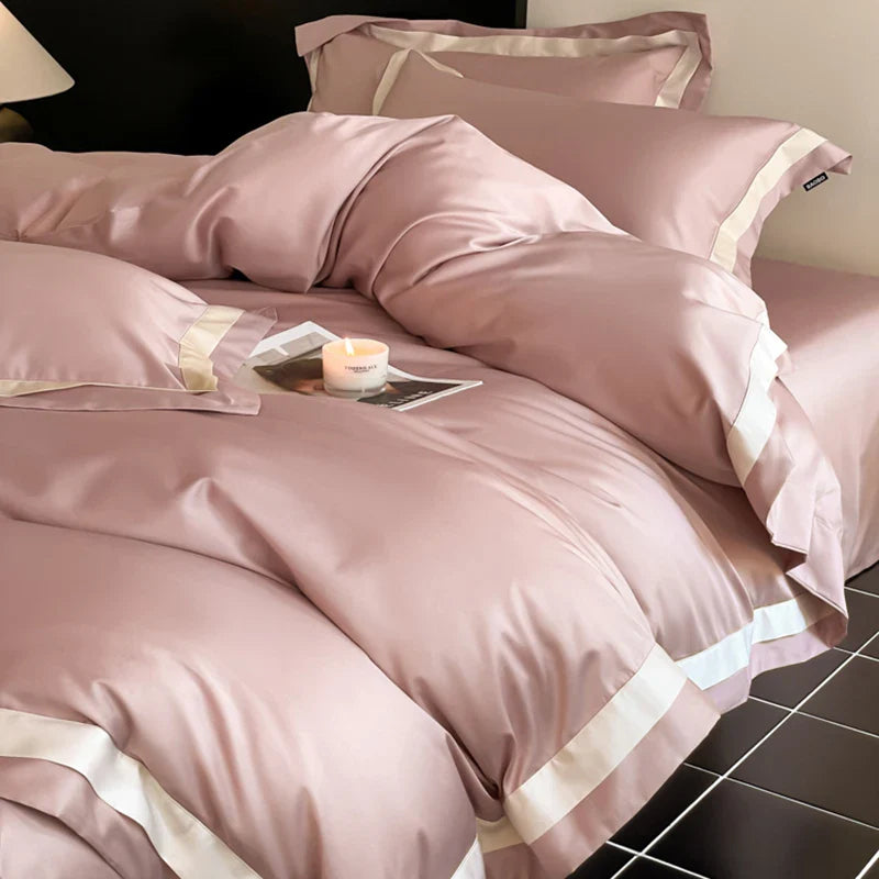 Afralia™ Luxury Long Staple Cotton Hotel Bedding Set - Queen/King Size