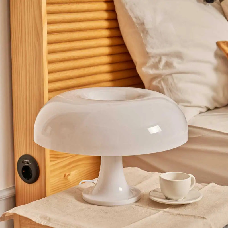 Afralia™ Retro Mushroom Table Lamp for Bedroom Decor and Atmosphere, E14 Bedside Light