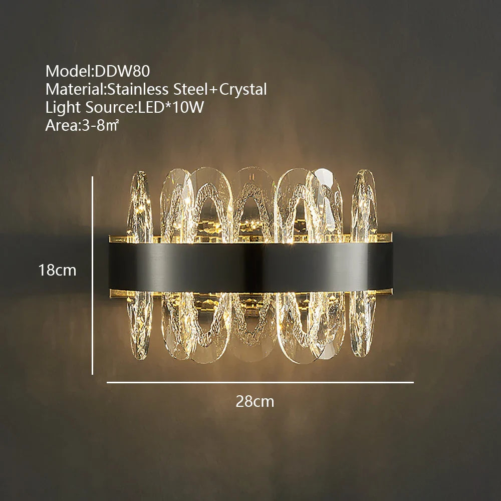 Afralia™ Modern Crystal Chandelier: Long Gold LED Luxury Suspension Lamps