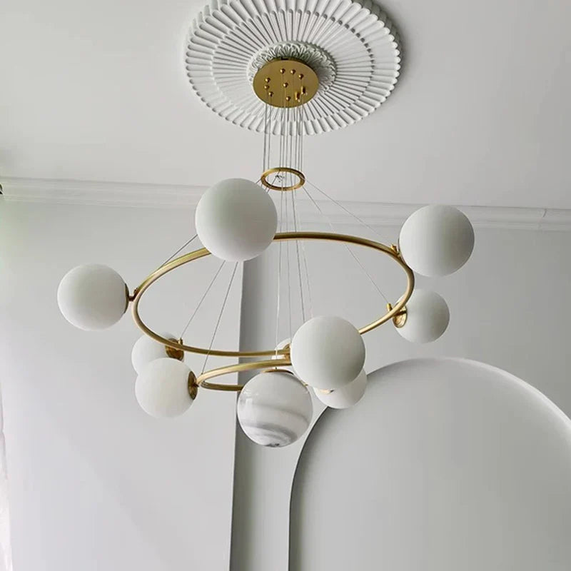 Afralia™ Modern LED Pendant Chandelier for Living and Dining Room Lighting