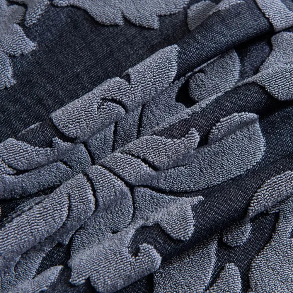 Afralia™ 3D Embossed Print Spandex Chair Cover Slipcovers - Stretch, Elegant, Durable