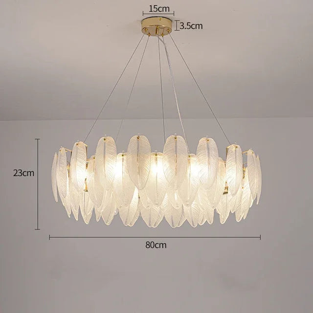 Afralia™ Crystal Feather Chandelier: Luxury Pendant for Home Decor & Designer Ceiling Fixture