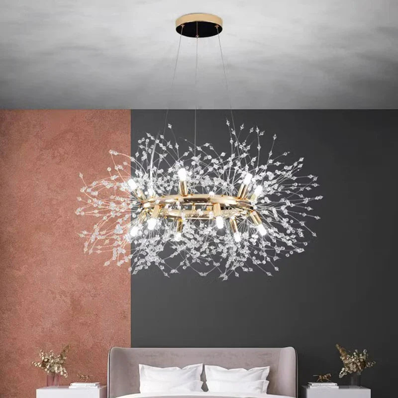 Afralia™ LED Pendant Chandeliers for Living and Dining Room - Modern Indoor Hanging Light