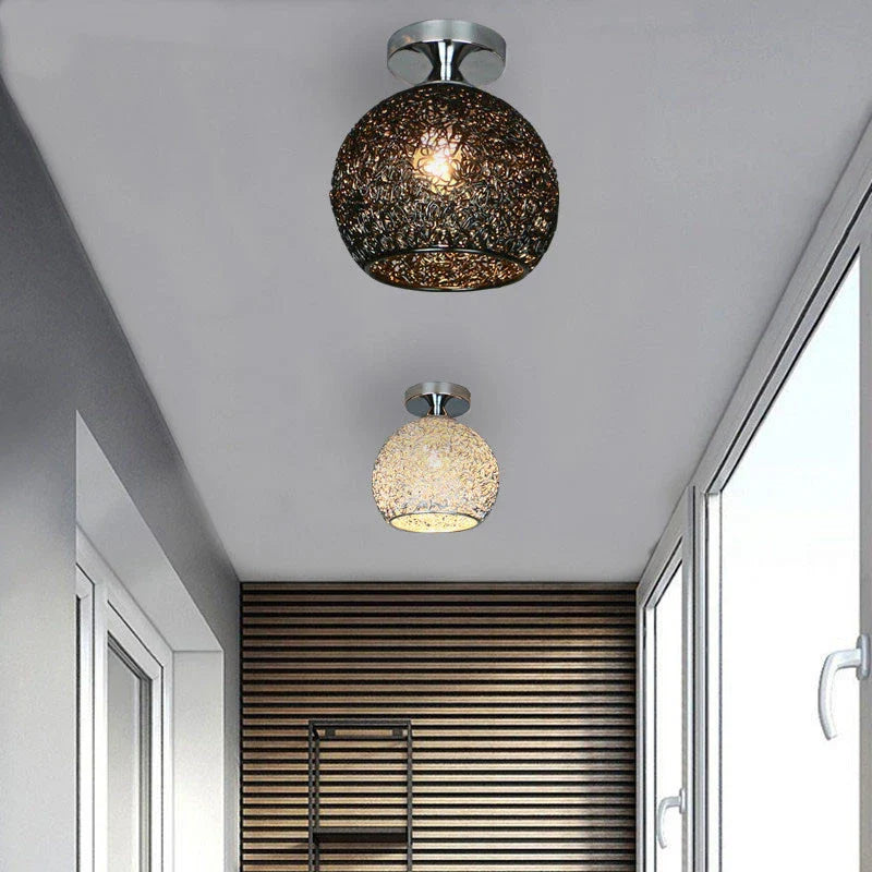 Afralia™ Metal Ball LED Ceiling Lights for Stylish Indoor Home Decor