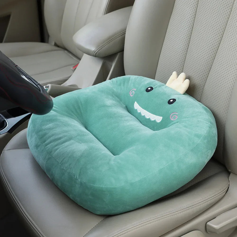 Afralia™ Cartoon Car Cushion Sofa Pad Thicken Office Chair Seat Lumbar Support Pillow