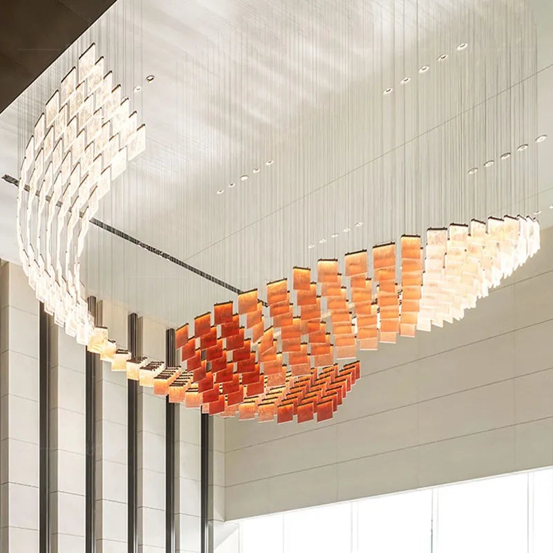 Afralia™ Acrylic Chandelier Lights Modern Minimalism Design Customized Home Lighting