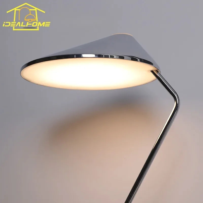 Afralia™ Iron Art Decorative Floor Lamp LED Modern Design Industrial Style