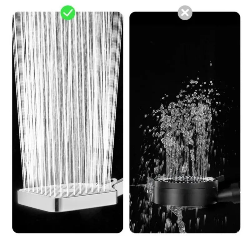 Afralia™ Large Flow 3-Speed Rain Shower Head for High Pressure Bathroom Experience