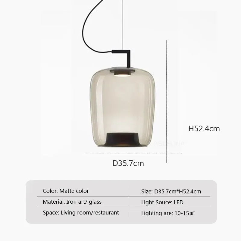 Afralia™ Brokis Double Glass Pendant Lamp for Home Decor & Hospitality Spaces