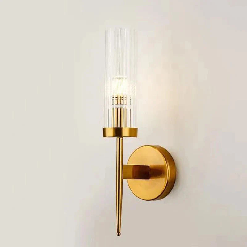 Afralia™ Europe Golden LED Wall Lamp 5W - Home Decor Bedroom Living Room Sconce