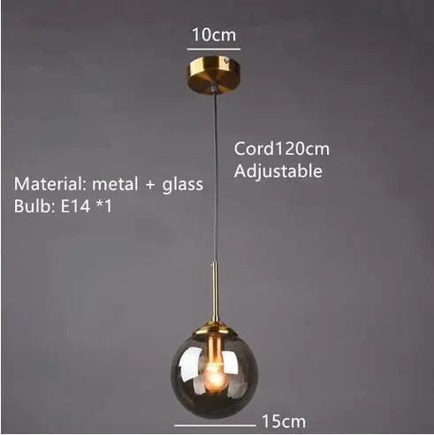 Afralia™ Glass Bubble Chandelier: Vintage Industry Lighting for Living Bedroom Kitchen