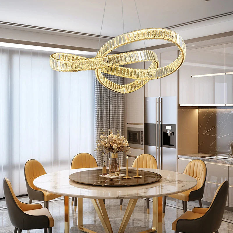 Afralia™ Crystal Chandeliers: Luxury LED Lighting for Living Room, Dining Room, Villa, Hotel