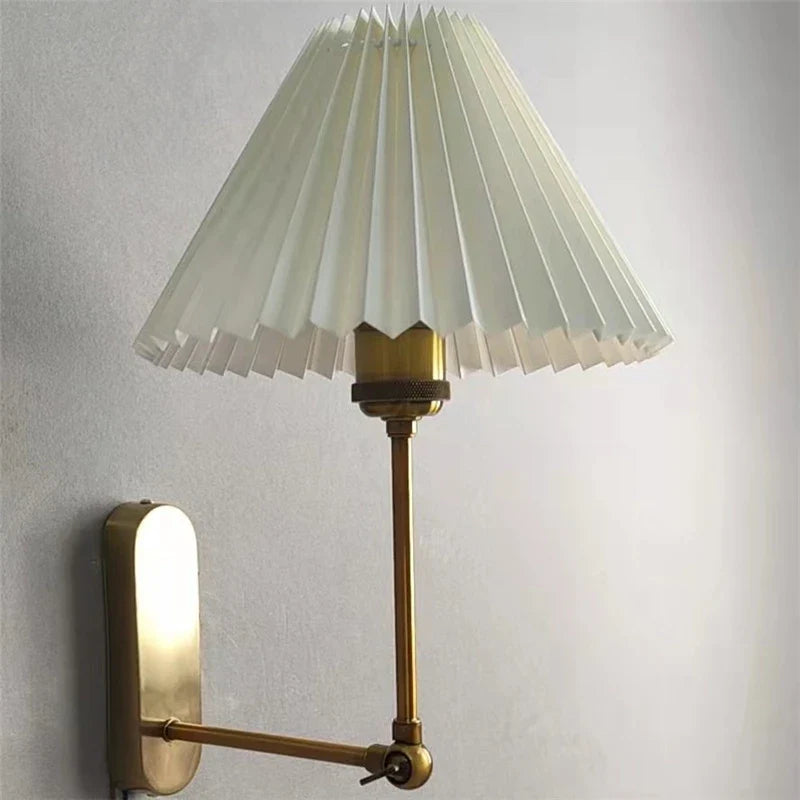 Afralia™ Rotatable LED Origami Wall Lamp for Bedroom and Living Room