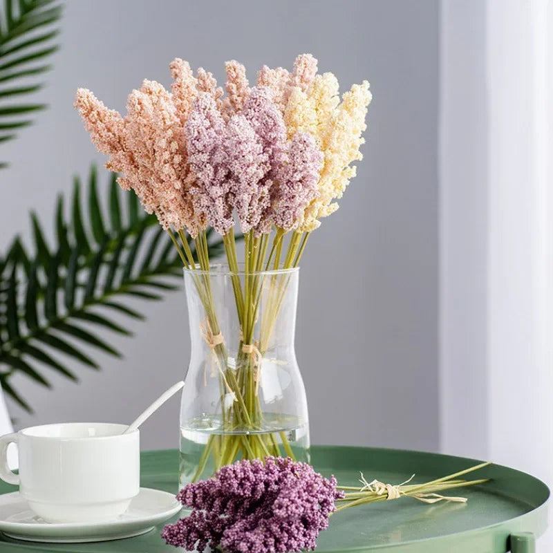 Afralia™ Lavender Artificial Flower Bundle for Wall Decor and DIY Vases Bouquet