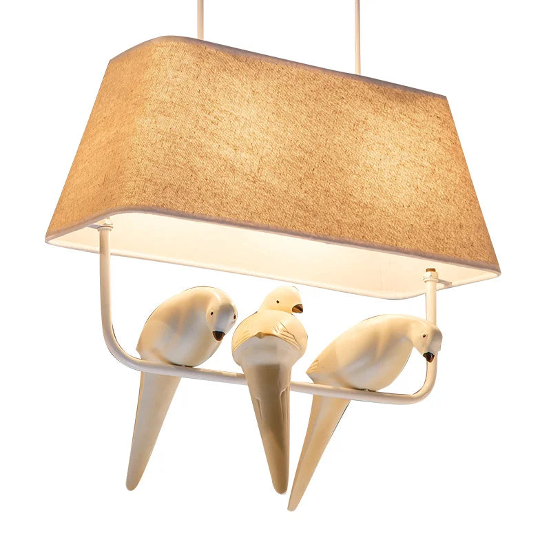 Afralia™ Nordic Bird Chandelier: Industrial Style Pendant Lamp for Bar, Bedroom, and Kids Room