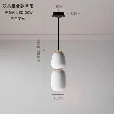 Nordic LED Glass Ball Pendant Light for Dining Table, Living Room, Kitchen by Afralia™