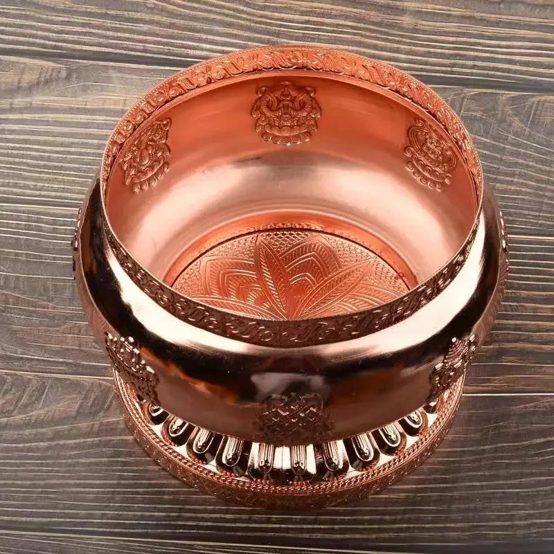 Tibetan Toba Bottle Food Organizer by Afralia™: Handcrafted Buddhist Desktop Decor & Auspicious Gift