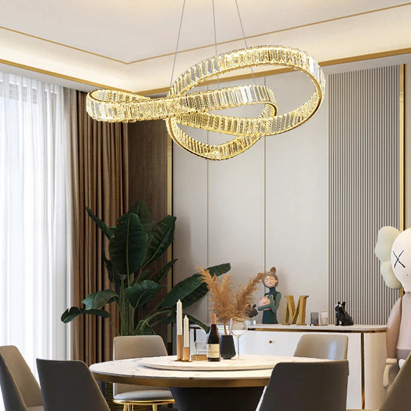 Afralia™ Crystal Chandeliers: Luxury LED Lighting for Living Room, Dining Room, Villa, Hotel