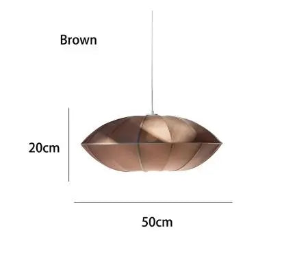 Afralia™ Fabric Pendant Light for Living Dining Bed Room - Vintage Style