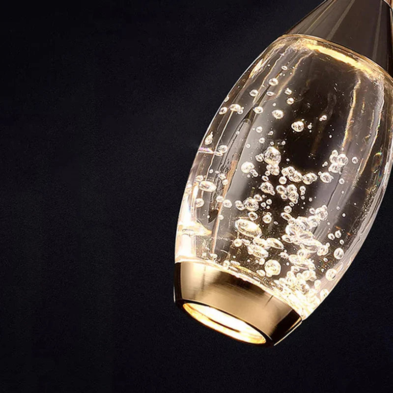 Afralia™ LED Chandelier Modern Dining Room Ceiling Light