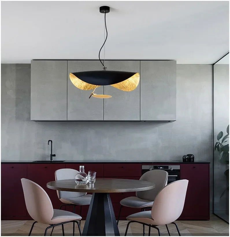 Afralia™ LED Flying Saucer Chandelier - Modern Ceiling Light for Living Room & Bar