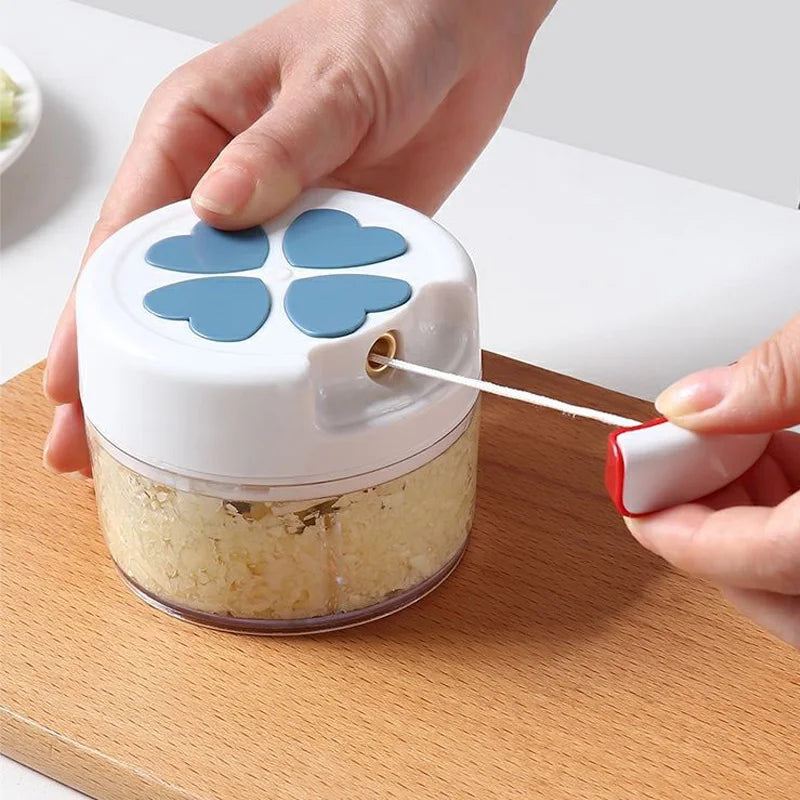 Afralia™ Kitchen Garlic Ginger Chopper Grinder Cutter Meat Crusher Vegetable