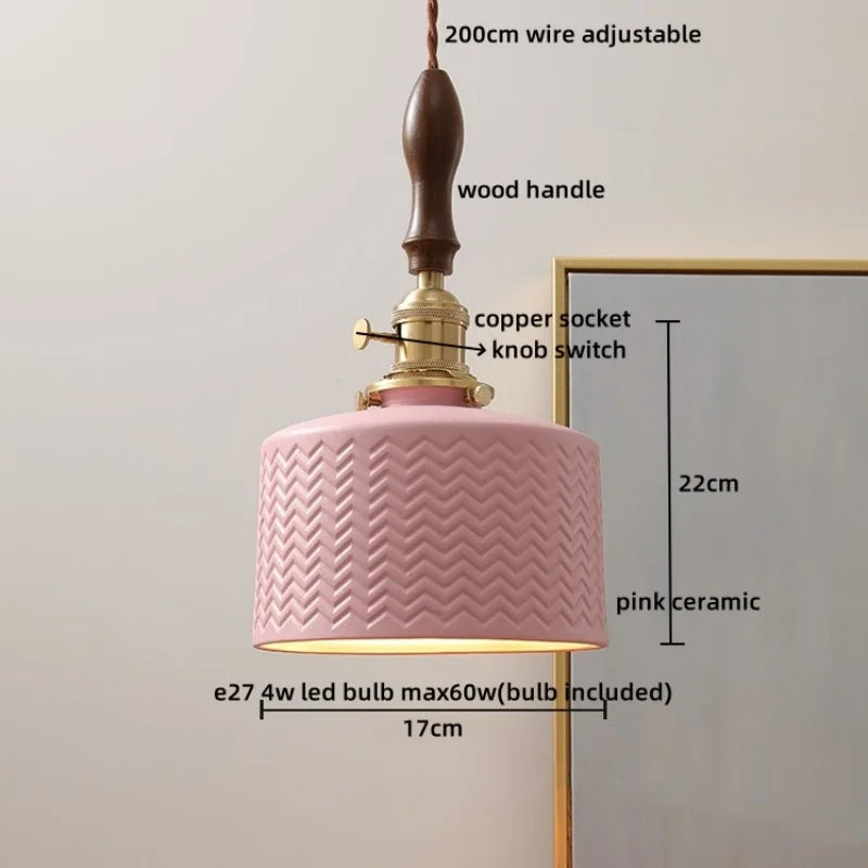 Afralia™ Copper LED Pendant Lamp for Home Decor, Modern Hanging Light Fixture