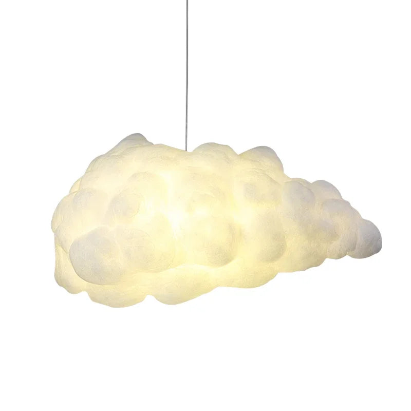 Afralia™ Cloud Cotton Pendant Light Chandelier for Living Dining Room