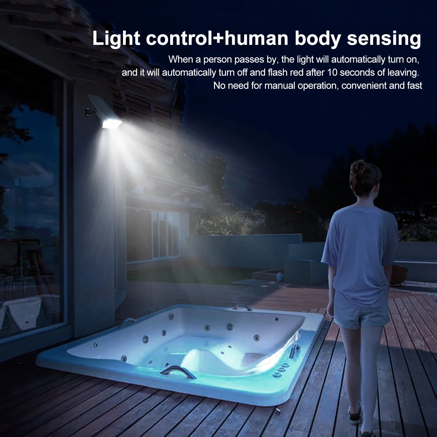 Afralia™ Solar Motion Sensor Lights: 3 Modes Waterproof Spotlights for Garden, Pathway & Driveway