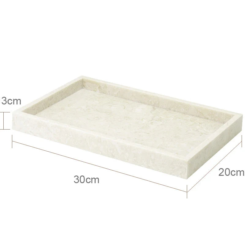 Afralia™ Marble Bathroom Accessories Set