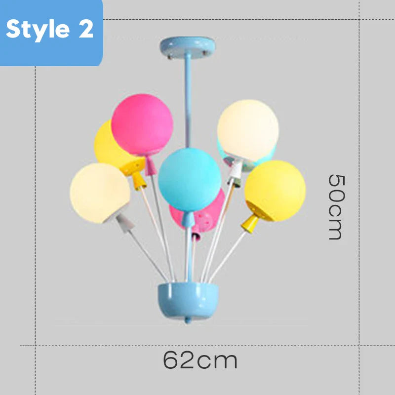 Afralia™ LED Balloon Ceiling Light Living Dining Room Baby Child Ceiling Lamp