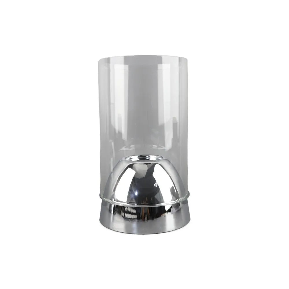 Afralia™ Glass Metal Candle Holder, Desktop Decor, Wedding Centerpiece