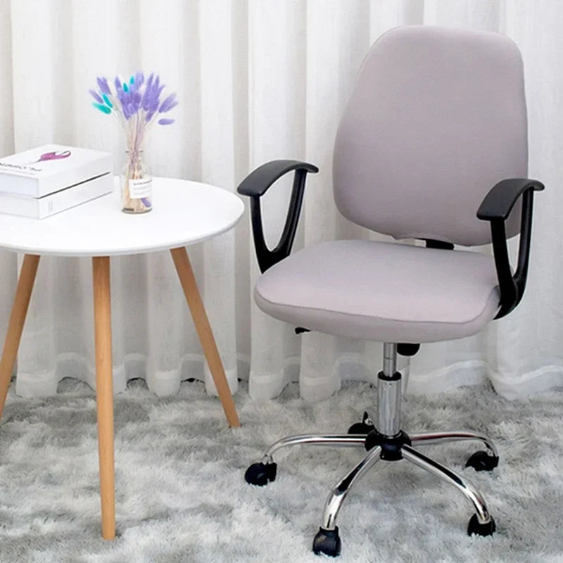 Afralia™ Printed Spandex Chair Cover: Universal Office Chair Protector for Comfort and Style