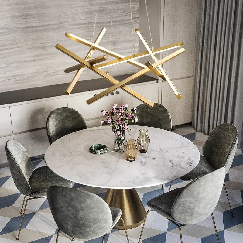 Afralia™ Modern Dining Room Pendant Lights Ceiling Lamp Chandelier Indoor Lighting