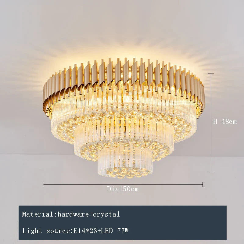 Afralia™ Luxury Nordic LED Rectangular Ceiling Light for Living Room