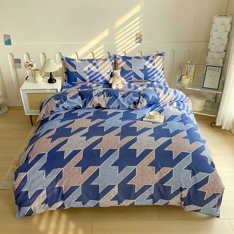 Afralia™ Leopard Print Soft Bedding Set Duvet Cover Kit - High Quality, Skin Friendly, Comfortable