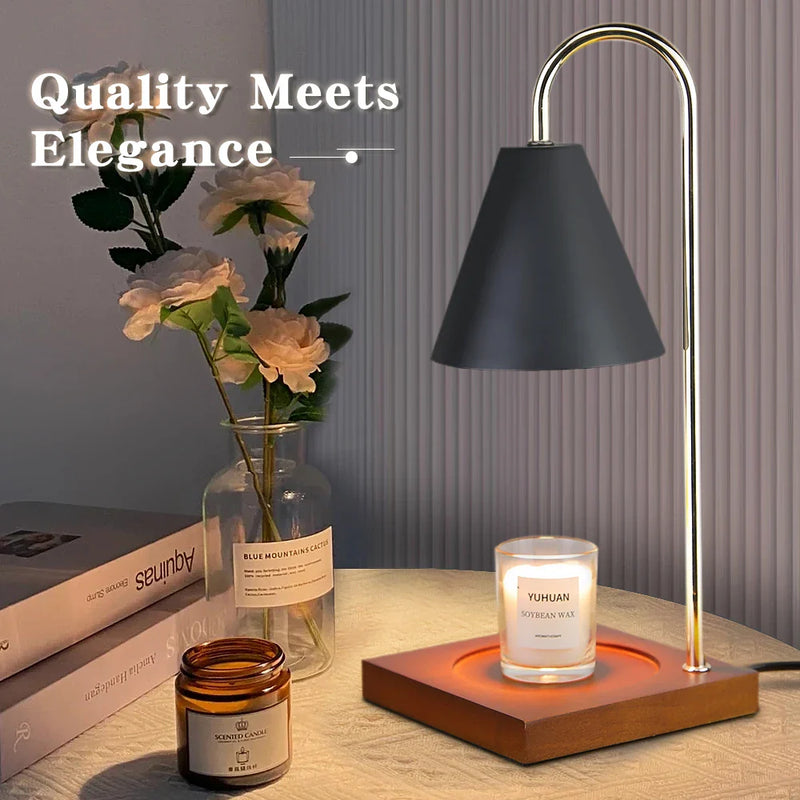 Afralia™ Aromatherapy Melting Lamp with Timer - Modern Table Decoration and Candle Warmer