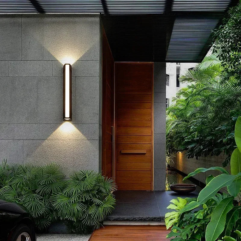 Afralia™ Outdoor Aluminum Wall Light - Waterproof Garden Wall Lamp