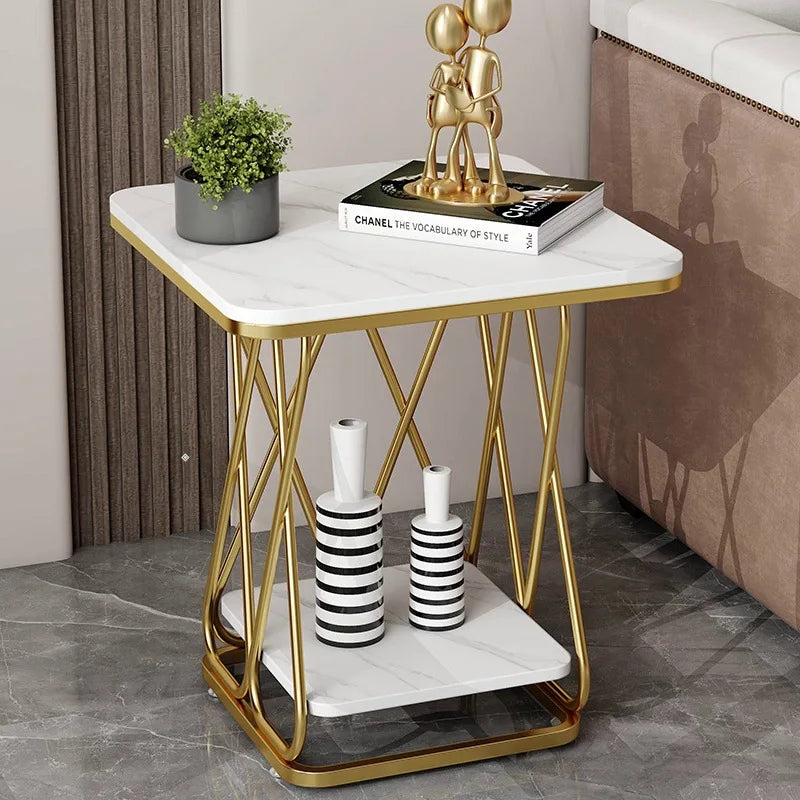 Afralia™ Modern Nordic Marble Coffee Table Luxury Living Room Furniture