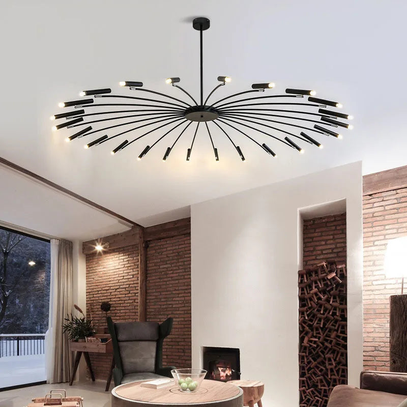 Afralia™ Nordic Minimalist Chandeliers: Modern Art Decor for Living Room, Restaurant & Villa