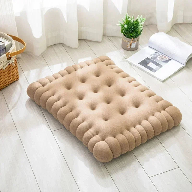 Afralia™ Biscuit Sofa Cushion: Soft Chair Seat Cushion for Home Decor and Living Room