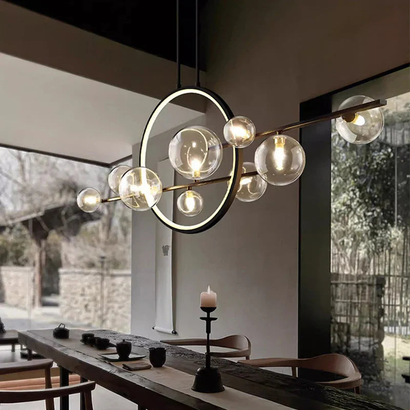 Afralia™ Nordic Dining Room Pendant Ceiling Chandelier for Indoor Living Room Lighting