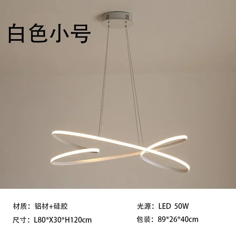 Afralia™ LED Chandelier Modern Indoor Gold Decor Pendant Light Fixture for Home, Restaurant, Hotel