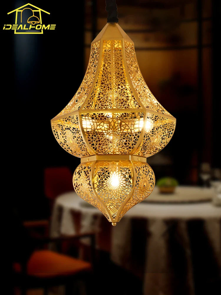 Afralia™ Exotic Pendant Lights LED E27 Thai Design Moroccan Lamp Decor Bar